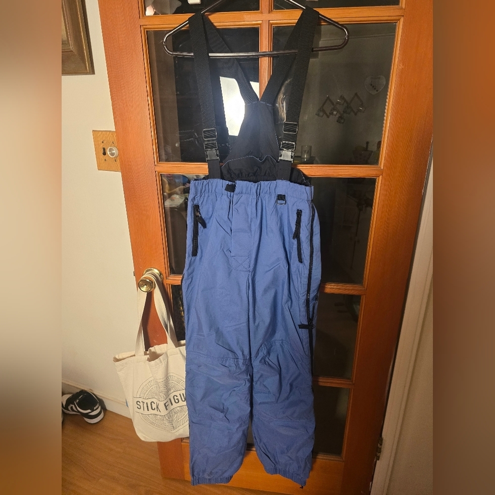 Obermeyer Blue Snow Bib Overalls Junior Size 16